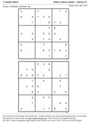 Druckseite mit 9x9 Sudoku