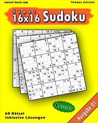 Sudoku 16×16 (Rätselbuch)