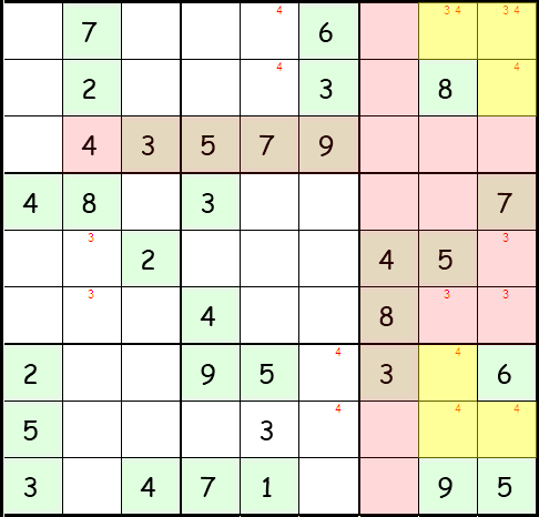 Sudoku Anleitung Schritt 7