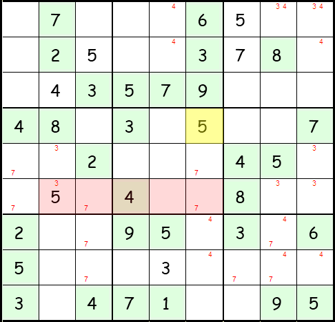 Sudoku Anleitung Schritt 16