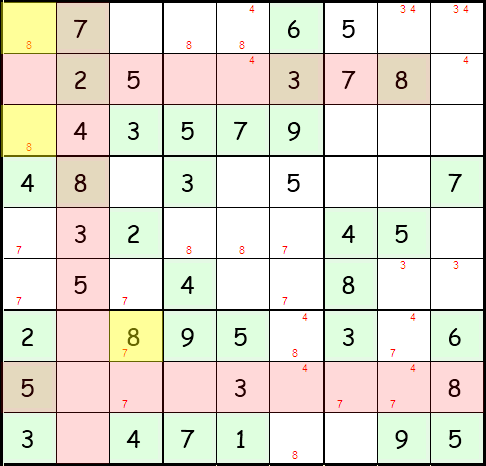 Sudoku Anleitung Schritt 20
