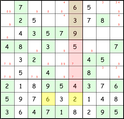 Sudoku Anleitung Schritt 30