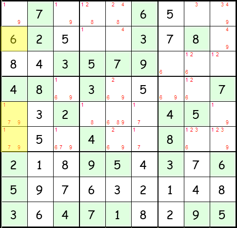 Sudoku Anleitung Schritt 34