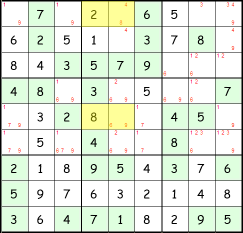 Sudoku Anleitung Schritt 36