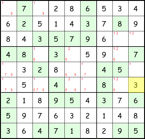 Sudoku Anleitung Schritt 42
