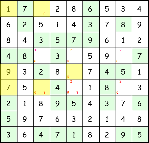 Sudoku Anleitung Schritt 45