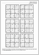 Drucke Sudoku online